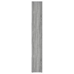 Berkfield Home Modern Book Cabinet Grey Sonoma 67x24x161 cm Engineered Wood - Size: 67 x 24 x 161 cm - thumbnail 4