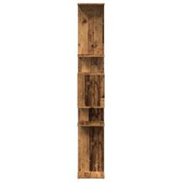 Berkfield Home Classic Book Cabinet Smoked Oak 92x29x188 cm Engineered Wood in Brown - Size: 92 x 29 x 188 cm - thumbnail 6