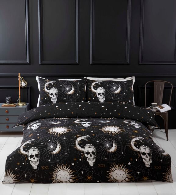 Rapport Home Tarot Microfibre Polyester Reversible Duvet Set with Pillowcase - Size: Single - image 1