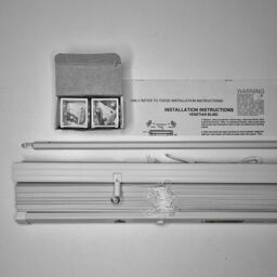 Furnished Venetian Window Blinds Trimmable 25mm PVC Slats in Natural - Size: 80 cm width x 210 cm drop - thumbnail 5