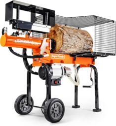 Superhandy Powerful 16-Ton Corded Log Splitter with 1500W Motor in Orange
