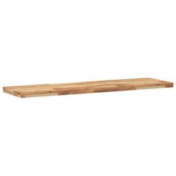 Berkfield Home Bathroom Vanity Top Oil Finished 160x40x4 cm Solid Wood Acacia in Brown - Size: 160 x 40 x 4 cm - thumbnail 6