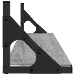 Berkfield Home Wall Shelves 2 pcs Grey Sonoma 60x15x15.5 cm - thumbnail 6