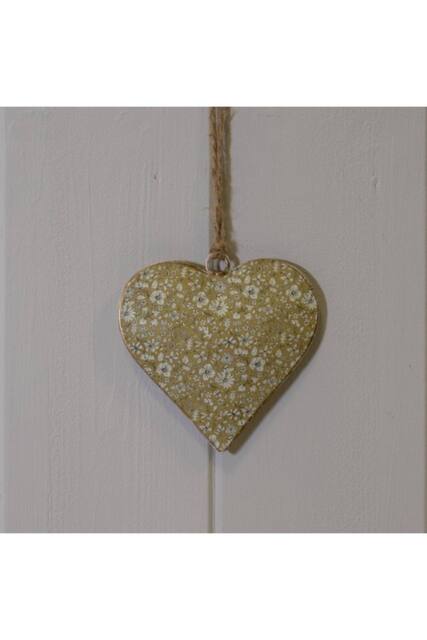KDMD Light Green Metal Hanging Heart - image 1