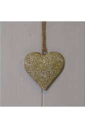 KDMD Light Green Metal Hanging Heart - thumbnail 2