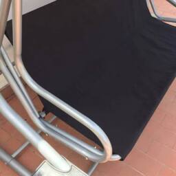 FLAVORA Black 148×51×51CM 3 Seater Swing Replacement Seat Cover - Size: 0.6m2 - thumbnail 2