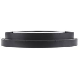 Wyld and Coco Triangle Ceiling Lamp - Black Steel Integrated LED Acrylic Diffuser - thumbnail 4