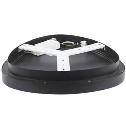 Wyld and Coco Triangle Ceiling Lamp - Black Steel Integrated LED Acrylic Diffuser - thumbnail 5