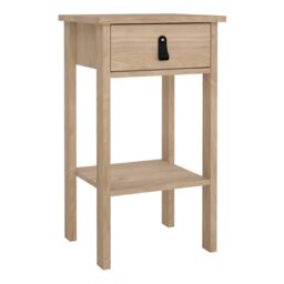 Furniture To Go Barcelona Bedside Table with 1 Drawers in Jackson Hickory Oak in Light Oak - thumbnail 1
