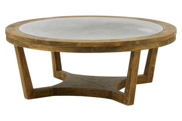 Orsina Elegant Coffee Table, Versatile Coffee Table For Livingroom, Functional Outdoor Coffee Table With Storage in Natural - image 1