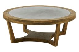 Orsina Elegant Coffee Table, Versatile Coffee Table For Livingroom, Functional Outdoor Coffee Table With Storage in Natural - thumbnail 2