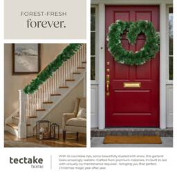 tectake Christmas Garland With Lifelike Needles, Pine Cones & Berries, 2, 7M - thumbnail 4