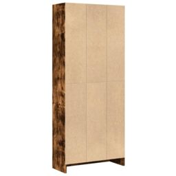 Berkfield Home Bookcase Smoked Oak 60x24x143 cm Engineered Wood in Brown - Size: 60 x 24 x 143 cm - thumbnail 6