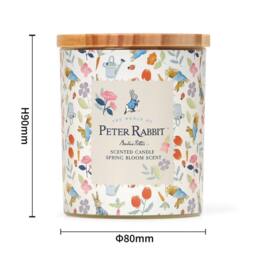 Peter Rabbit Spring Bloom Scented Candle 1 Wick Wood Lid 30hr Burn Glass - Size: Medium - thumbnail 4