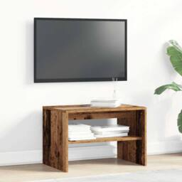 Berkfield Home TV Cabinet Old Wood 60x40x40 cm Engineered Wood in Brown - Size: 60 x 40 x 40 cm - thumbnail 3