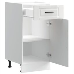 Berkfield Home Kitchen Base Cabinet¬†Porto High Gloss White Engineered Wood - thumbnail 5