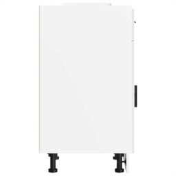 Berkfield Home Kitchen Base Cabinet¬†Porto High Gloss White Engineered Wood - thumbnail 6