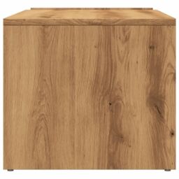 Berkfield Home Coffee Table Artisian Oak 90x45x35 cm Engineered Wood in Brown - Size: 90 x 45 x 35 cm - thumbnail 5