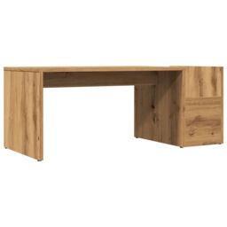 Berkfield Home Coffee Table Artisian Oak 90x45x35 cm Engineered Wood in Brown - Size: 90 x 45 x 35 cm - thumbnail 2