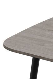 Living and Home Modern Dining Table with MDF Tabletop & Metal Legs in Grey - thumbnail 7