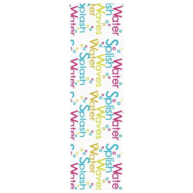 Berkfield Home Shower Roller Blind 70x240 cm Fabric Width 66 cm in Black - image 1