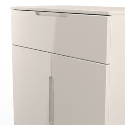 Ready Assembled 2 U Lucca 1 Drawer 2 Door Sideboard (Ready Assembled) in Taupe - thumbnail 5