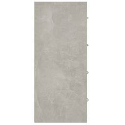 Berkfield Home Sideboard with 4 Drawers 60x30.5x71 cm Concrete Grey - thumbnail 5