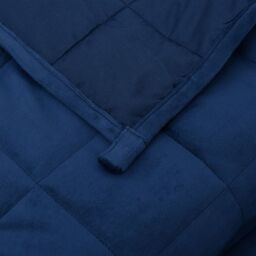 Berkfield Home Weighted Blanket Blue 152x203 cm 7 kg Fabric - thumbnail 5
