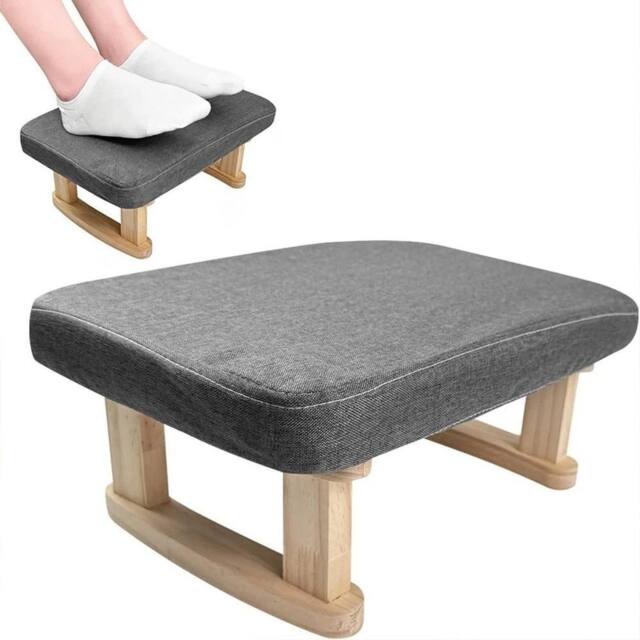 KORVIXA Under Desk Foot Rest Sofa Footrest Entryway Shoe Bench in Grey - Size: 100 cm x 100 cm - image 1