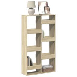 Berkfield Home Classic Bookcase Sonoma Oak 100x33x175 cm Engineered Wood in Light Brown - Size: 100 x 33 x 175 cm - thumbnail 2