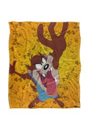 Warner Brothers Space Jam 2 Silky Touch Super Soft Throw Blanket 152x127cm in White - Size: 152x127 cm - thumbnail 1