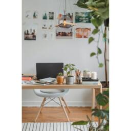 Netlighting Leona Globe Pendant Ceiling Light Matt Black Smoke Glass Shade 1x E27 - thumbnail 5