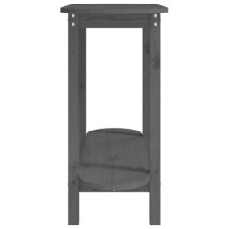 Berkfield Home Console Table Grey 110x40x80 cm Solid Wood Pine - Size: 110 x 40 x 80 cm - thumbnail 6