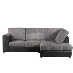 Furnishings For Less UK Luxor Jumbo Cord 4 Seater Corner sofa Right Hand Facing - Full Back - thumbnail 1