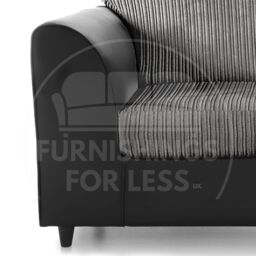 Furnishings For Less UK Luxor Jumbo Cord 4 Seater Corner sofa Right Hand Facing - Full Back - thumbnail 3