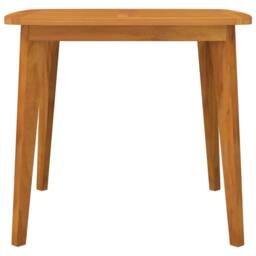 Berkfield Home Garden Table 85x85x75 cm Solid Wood Acacia in Brown - Size: 85 x 85 x 75 cm - thumbnail 3