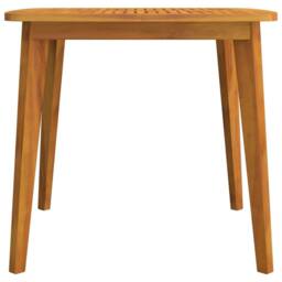 Berkfield Home Garden Table 85x85x75 cm Solid Wood Acacia in Brown - Size: 85 x 85 x 75 cm - thumbnail 4