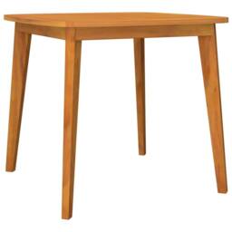 Berkfield Home Garden Table 85x85x75 cm Solid Wood Acacia in Brown - Size: 85 x 85 x 75 cm - thumbnail 2