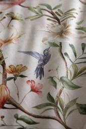 Appletree 'Fiorella' 100% Cotton Floral & Bird Print Duvet Cover Set in Natural - Size: King - thumbnail 3