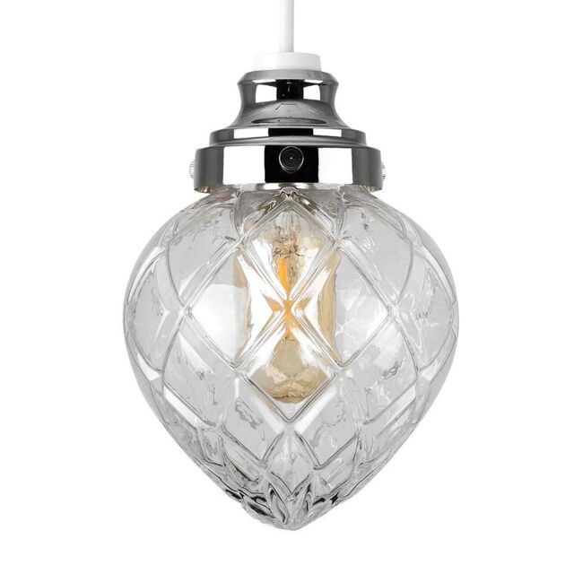 ValueLights Aphrodite Silver Ceiling Pendant Shade - image 1