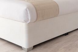 Belledorm Faux Suede Deep Base Wrap in White - Size: Super King - thumbnail 2