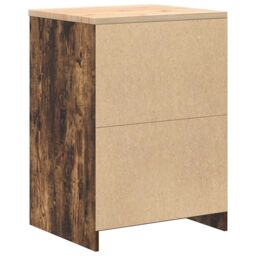 Berkfield Home Garage Storage Cabinet Smoked Oak 60x51x85 cm Solid Wood Pine in Brown - Size: 60 x 51 x 85 cm - thumbnail 8