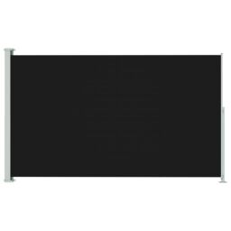 Berkfield Home Patio Retractable Side Awning 220x300 cm Black - thumbnail 2