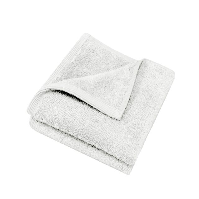 Allure Bath Fashions Marlborough Bamboo Face Cloths - Pack of 2 Super Soft, Absorbent & Hypo-Allergenic Flannel Towels in White - image 1