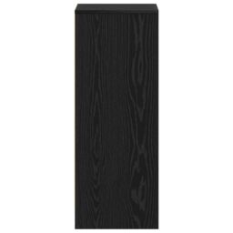 Berkfield Home Shoe Cabinet in Black Oak, 60x35x92 cm, Made of Engineered Wood - Size: 60 x 35 x 92 cm - thumbnail 6
