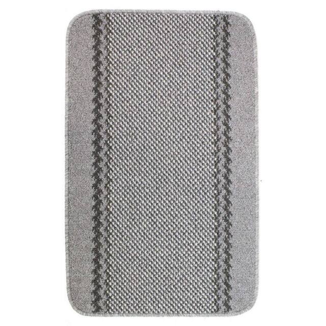 The Rug Shop UK Silver Machine Washable AntiSlip Polypropylene Floor Mat - Size: 67 cm x 180 cm - image 1