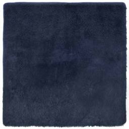 Berkfield Home Shaggy Rug High Pile NAVARRA Navy 200x200 cm Polyester - Size: Medium - thumbnail 1