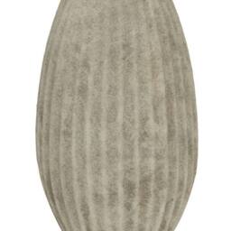 Lemon Pavilion Furniture and Decor Catania Large Olpe Vase - Ceramic - L21 x W21 x H36 cm - Light Grey - thumbnail 3
