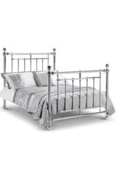 Julian Bowen Empress Metal bed in Silver - Size: King - thumbnail 2