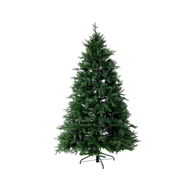 Charles Bentley Luxury 6ft Faux Nordic Spruce Hinged Christmas Tree Artificial in Green - image 1
